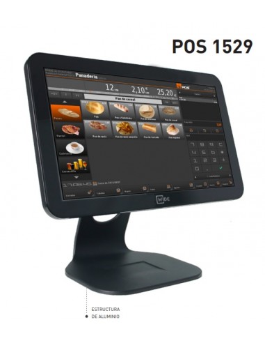 Pack TPV POS 1529 con Software ETPOS, cajón e Impresora