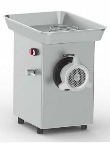 BRAHER - P 22  INOX - Picadora de Carne Profesional. Boca de 82,5mm